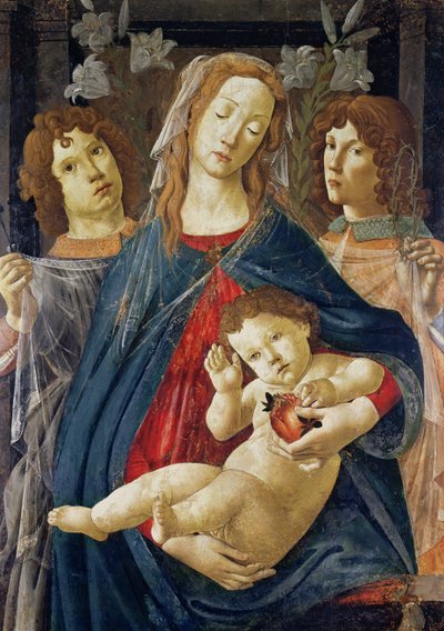 Virgin of the Pomegranate by Sandro Botticelli